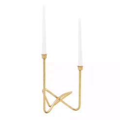 Outlet Kirklands Home Iron Taper Candle Holder Gold