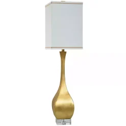 Online Kirklands Home Gold Leaf Contemporary Buffet Lamp