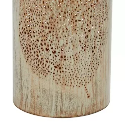 Kirklands Home Gold Leaf Metal Candle Holders, Set of 3