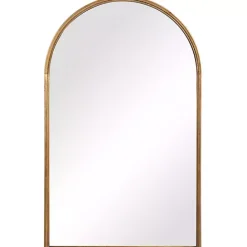 Outlet Kirklands Home Gold Leaf Thin Arch Frame Mirror