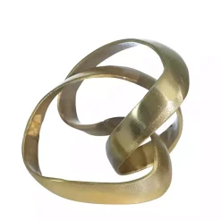 Online Kirklands Home Metal Abstract Knot Sculpture Gold