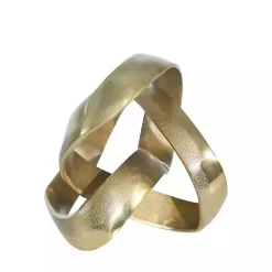 Online Kirklands Home Metal Abstract Knot Sculpture Gold