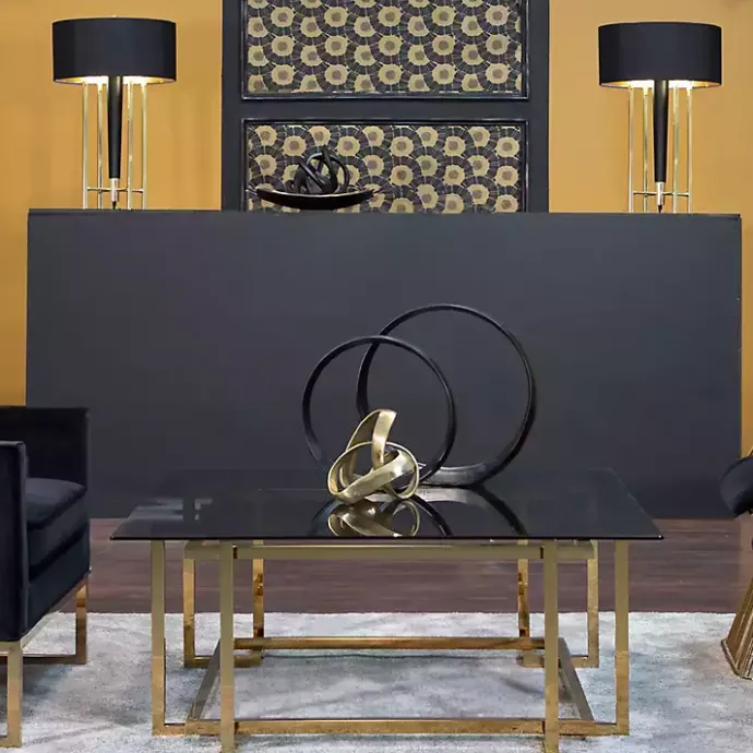 Online Kirklands Home Metal Abstract Knot Sculpture Gold