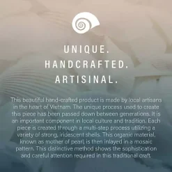 Outlet Kirklands Home Gold Metal and Capiz Shell Top Accent Table