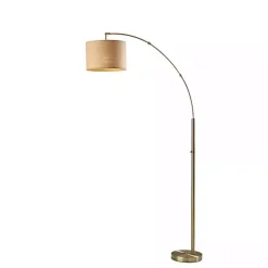 Best Kirklands Home Metal Arched Floor Lamp Gold