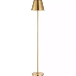 New Kirklands Home Metal Asher Floor Lamp Gold