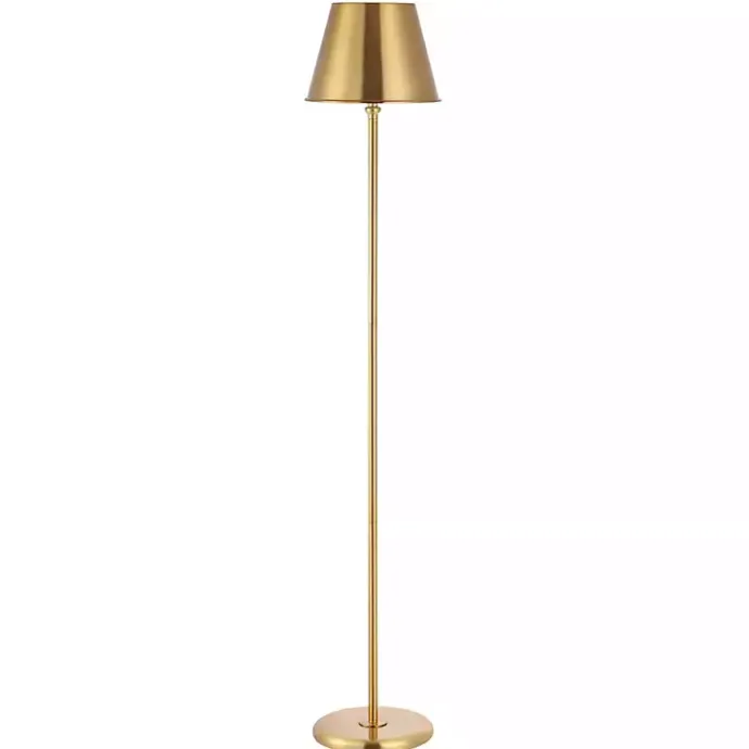 New Kirklands Home Metal Asher Floor Lamp Gold
