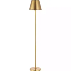 New Kirklands Home Metal Asher Floor Lamp Gold