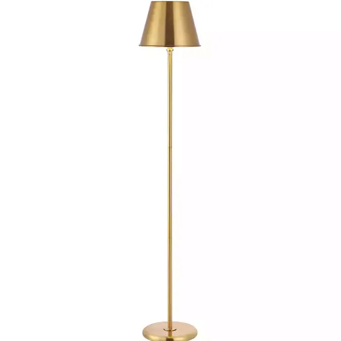 New Kirklands Home Metal Asher Floor Lamp Gold
