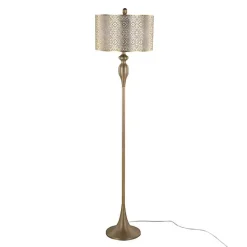 Hot Kirklands Home Metal Ashland Floor Lamp Gold