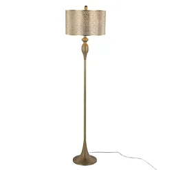 Hot Kirklands Home Metal Ashland Floor Lamp Gold