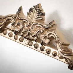 Sale Kirklands Home Gold Metal Beaded Frame Vintage Wall Mirror