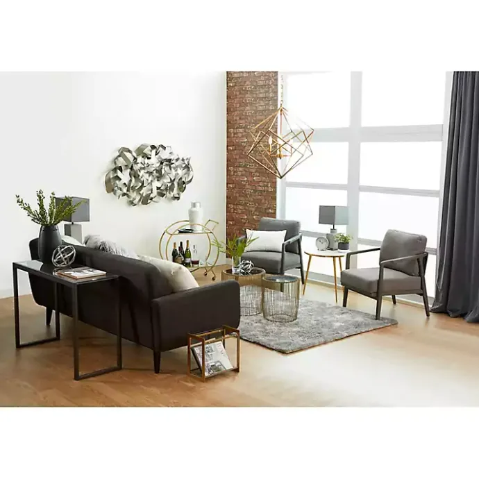 Best Kirklands Home Gold Metal Circular Bar Cart