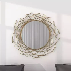 Clearance Kirklands Home Gold Metal Glam Layered Mirror