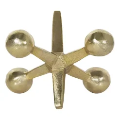 Sale Kirklands Home Metal Jack Sculpture Gold