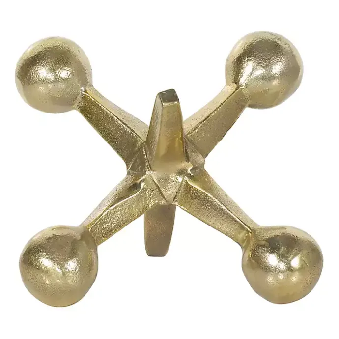 Sale Kirklands Home Metal Jack Sculpture Gold