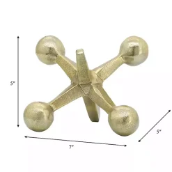 Sale Kirklands Home Metal Jack Sculpture Gold