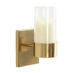 Discount Kirklands Home Gold Metal Modern Sconce