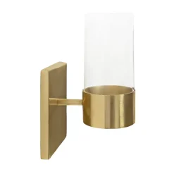 Discount Kirklands Home Gold Metal Modern Sconce