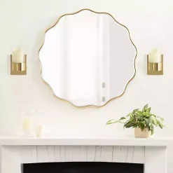 Discount Kirklands Home Gold Metal Modern Sconce