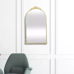 Sale Kirklands Home Metal Modern Victorian Wall Mirror Gold