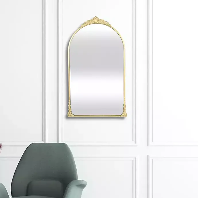 Sale Kirklands Home Metal Modern Victorian Wall Mirror Gold