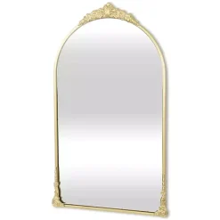 Sale Kirklands Home Metal Modern Victorian Wall Mirror Gold