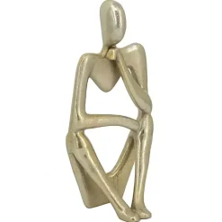 Discount Kirklands Home Metal Pondering Figure I Sculpture Gold