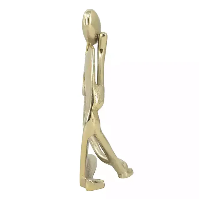 Discount Kirklands Home Metal Pondering Figure II Sculpture Gold