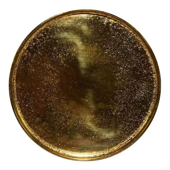 Online Kirklands Home Metal Round Tripod Accent Table Gold