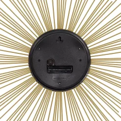 Best Kirklands Home Gold Metal Sunburst Wall Clock