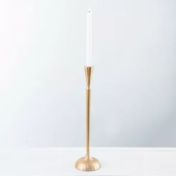 Clearance Kirklands Home Metal Taper Candle Holder, 18 in. Gold