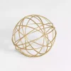 Best Kirklands Home Gold Metal Wire Orb, 5 in.