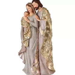 Sale Kirklands Home Gold Metallic Floret Holy Family