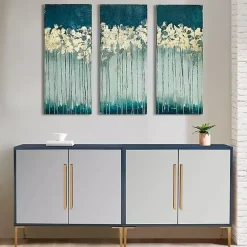 Sale Kirklands Home Gold Midnight Forest Canvas Art Prints, Set of 3