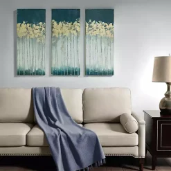 Sale Kirklands Home Gold Midnight Forest Canvas Art Prints, Set of 3