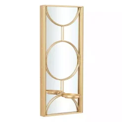 Hot Kirklands Home Gold Mirrored Geometric Sconce
