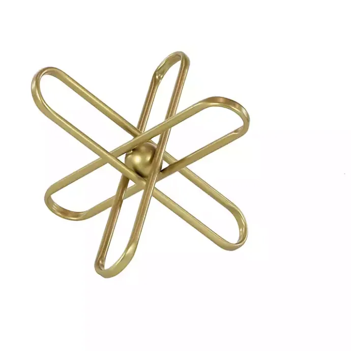 New Kirklands Home Modern Burst 2-pc. Decorative Sculpture Set Gold