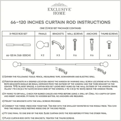 Discount Kirklands Home Gold Open Sphere Curtain Rod, 120 in.