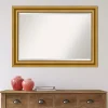 Outlet Kirklands Home Gold Patina Scalloped Frame Beveled Mirror