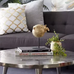 Best Kirklands Home Gold Puffer Fish Sculpture