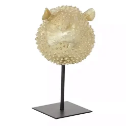Best Kirklands Home Gold Puffer Fish Sculpture