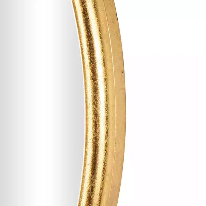 Best Kirklands Home Gold Round Baroque Wall Mirror