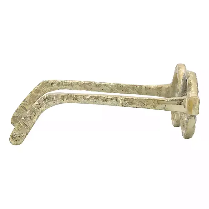 Kirklands Home Round Eye Glasses Sculpture Gold