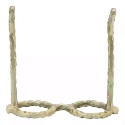 Kirklands Home Round Eye Glasses Sculpture Gold