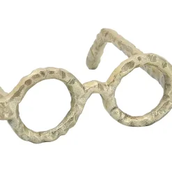 Kirklands Home Round Eye Glasses Sculpture Gold