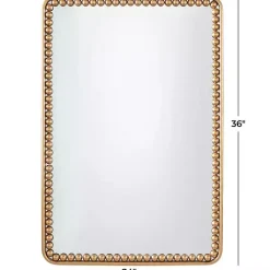 Best Kirklands Home Gold Rounded Rectangle Wall Mirror
