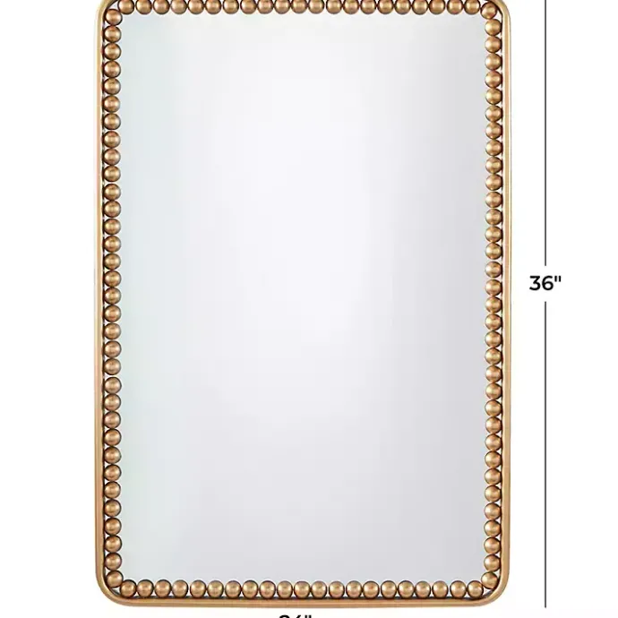Best Kirklands Home Gold Rounded Rectangle Wall Mirror