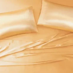 Best Kirklands Home Satin Standard 2-pc. Pillow Case Set Gold