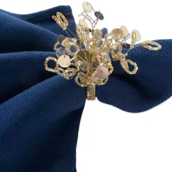 Outlet Kirklands Home Sparkle Napkin Rings, Set of 6 Gold